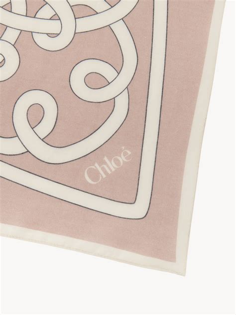 CHLOÉ Printed silk and cotton